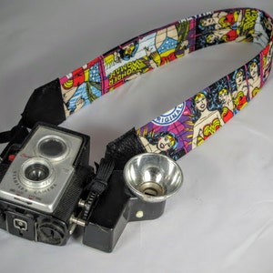 Wonder Woman Camera Strap  DC Comics  Comic con  Superhero  Chick Power