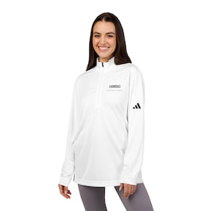adidas® Quarter-Zip Pullover - Sporty Comfort Wear, Ideal for Active Lifestyles, Gift for Athletes & Fitness Lovers, funny, farm, men, woman