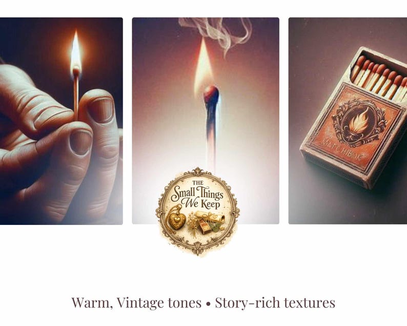 Match Junk Vintage Matchbook Ephemera: the Last Match — Junk Journal Kit (digital ...