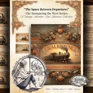 Vintage Valentine Rail Ephemera: The Space Between Departures (Digital Download)