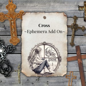 Printable Ephemera Add-On: Antique Crosses (Digital Download)