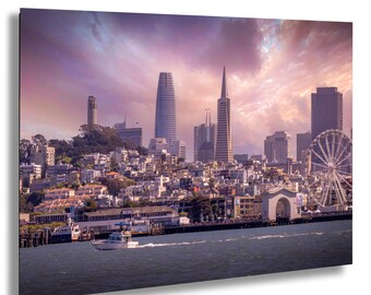 San Francisco Skyline Photo: Bay Area Cityscape Wall Art