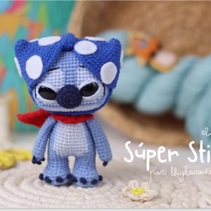 Stitch Crochet Pattern: Alien Amigurumi Plush Toy (PDF Download)