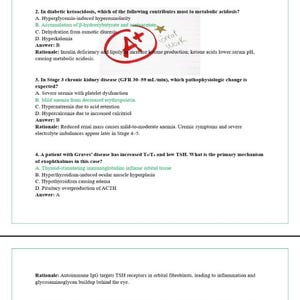NR507 Final Exam Questions And Answers  Graded A+ Advanced Pathophysiology  Chamberlain University