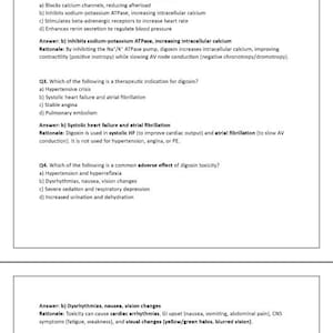Pharmacology Exam Prep Study Guide: Nursing Practice Questions