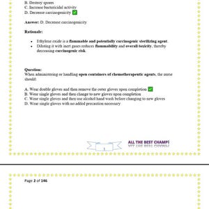 CNOR Exam Practice Questions | 400+ Questions And Detailed Answers | Latest Update