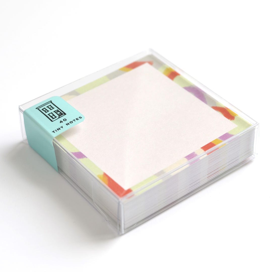 Sunlit Abstract Tiny Notes - Mini Note Cards - Lunchbox Notes ...