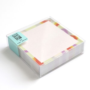 Sunlit Abstract Tiny Notes - Mini Note Cards - Lunchbox Notes - Stocking Stuffer - Set of 40 - TN-007