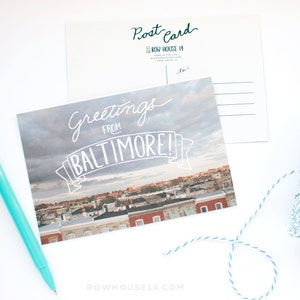 Baltimore Postcard - Post Card Set of 8 - Greetings from Baltimore - PC-01