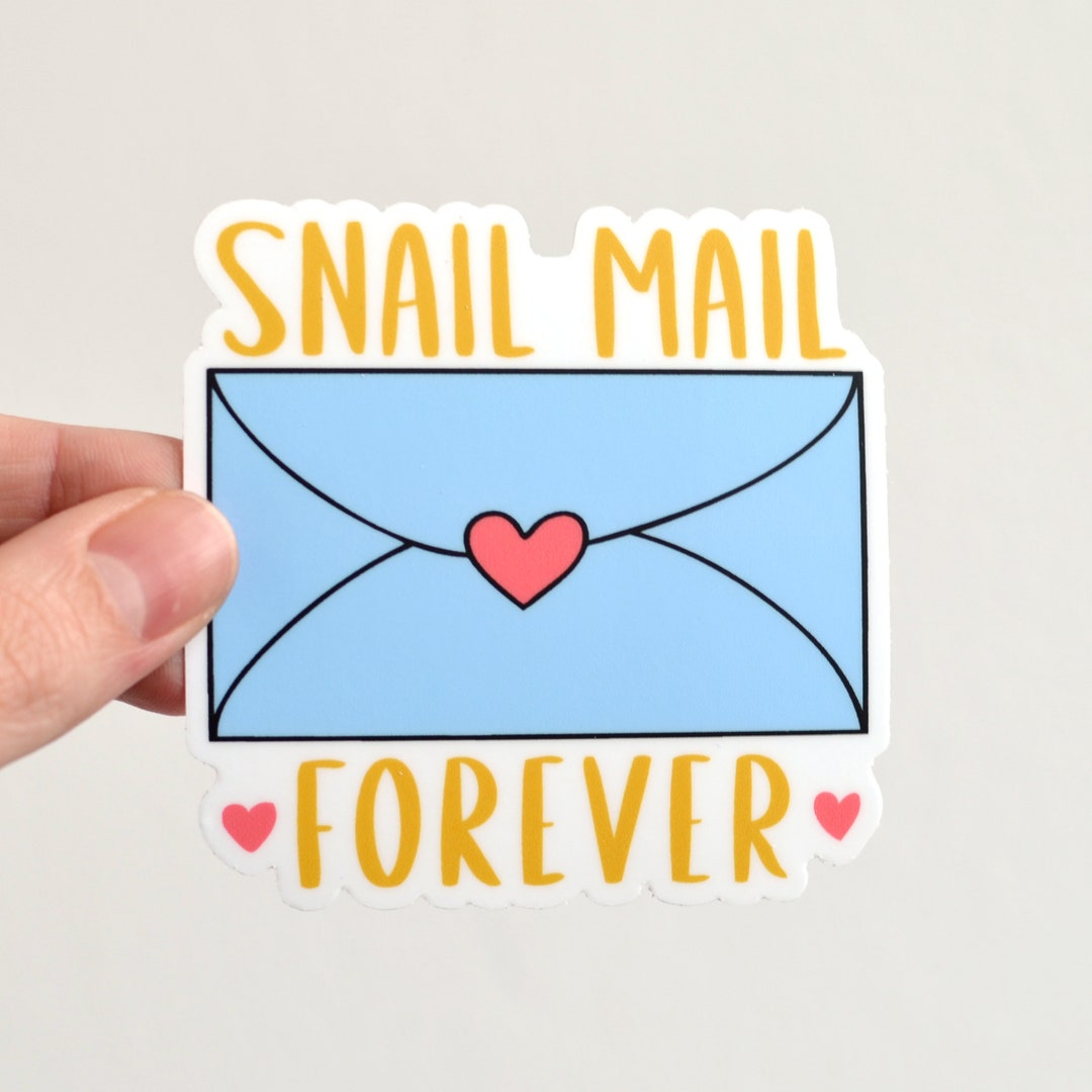 Snail Mail Forever Vinyl Sticker - Laptop Decal - Water Bottle Sticker ...