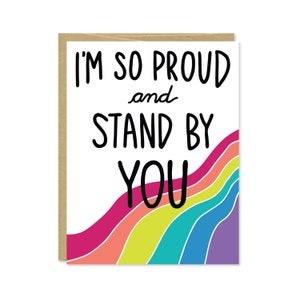 Carte fierté - Carte fierté LGBTQ - Carte coming out - C-135