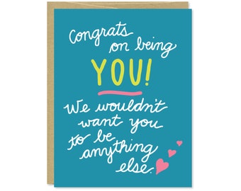 Encouragement Card - LGBTQ Pride Card - Coming Out Card - C-134