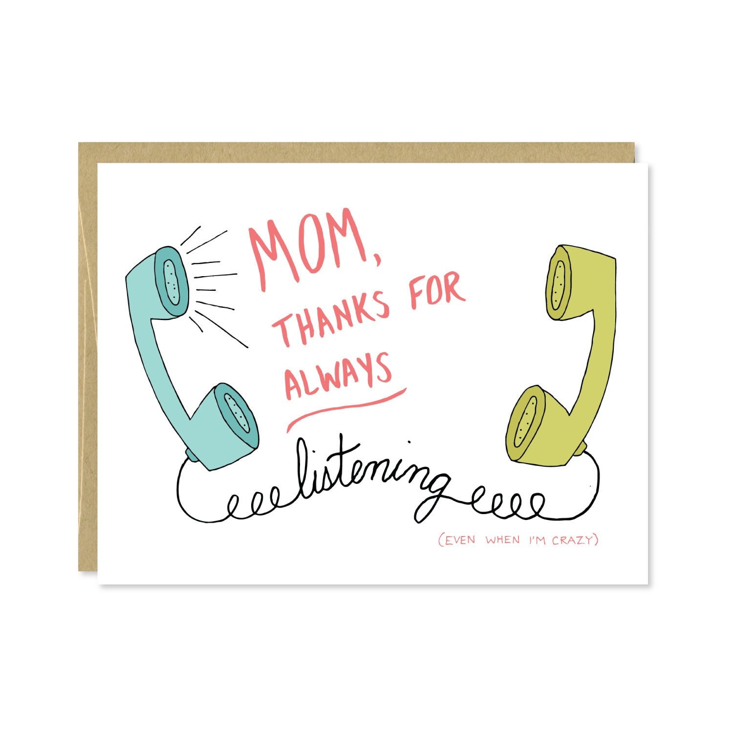 Funny Mothers Day Card Card for Mom Mom Thanks for Always - Etsy