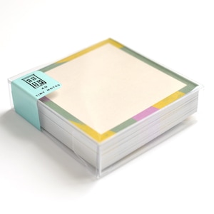 Sequoia and Citrus Abstract Tiny Notes - Mini Note Cards - Lunchbox Notes - Stocking Stuffer - Set of 40 - TN-008
