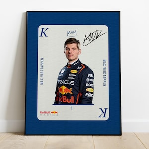 Max Verstappen Poster, Formula 1 Red Bull Poster, F1 Gift, Formula 1 Poster, F1 Poster, F1 Wall Art, Formula 1 Print, Verstappen Poster