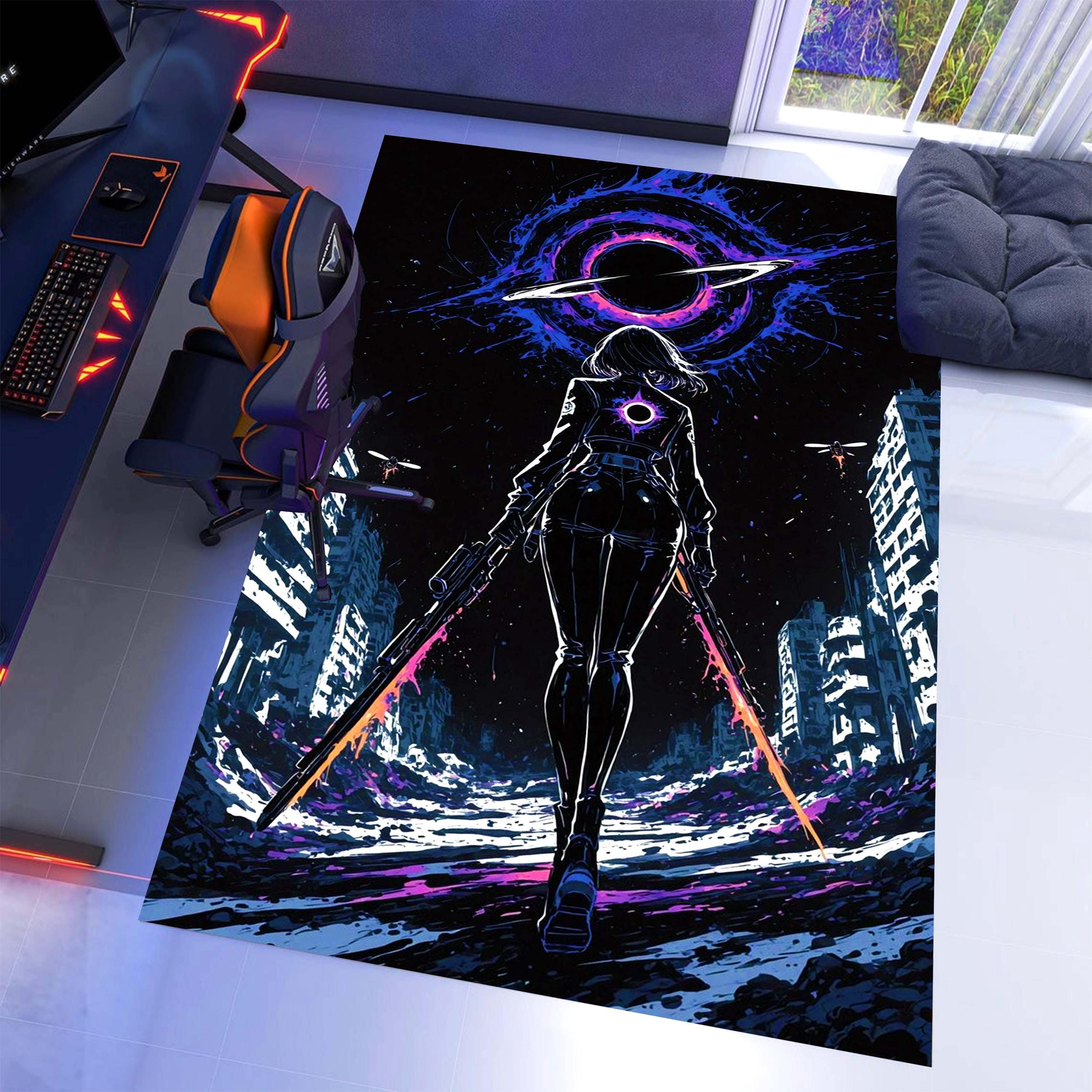 Cyberpunk Rug - Etsy