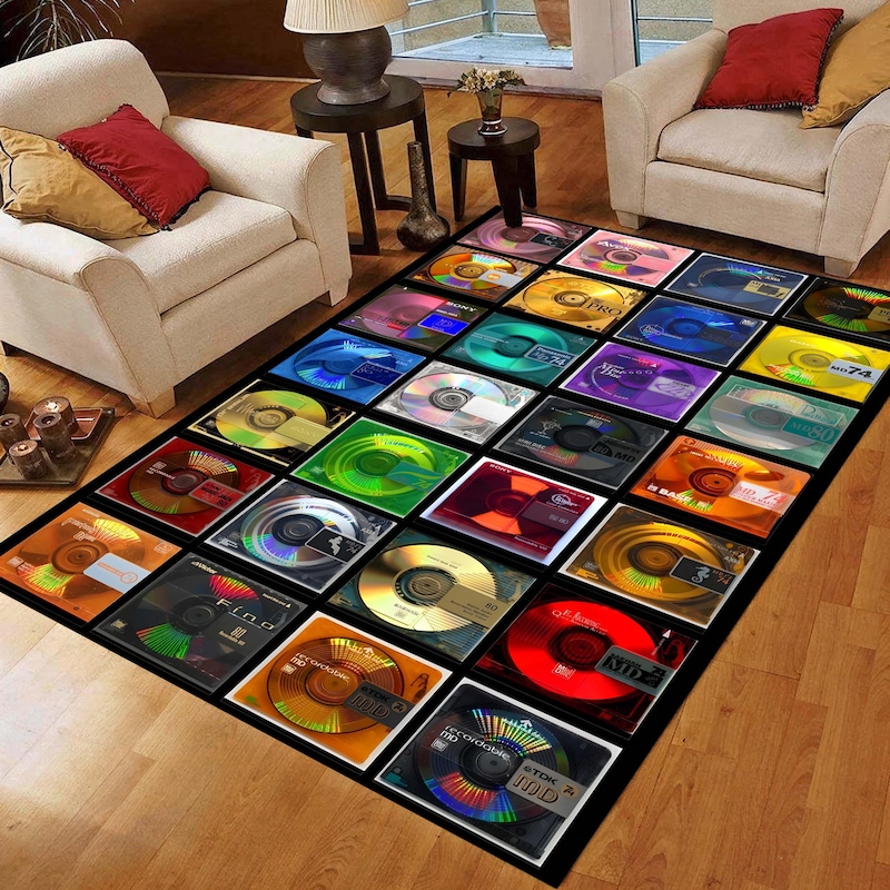 Game Disc Rug - Etsy