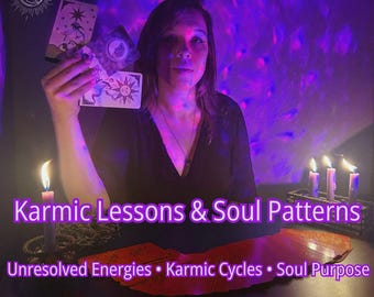 Past Life Tarot Reading • Karmic Lessons & Soul Patterns  •  Within 24 h