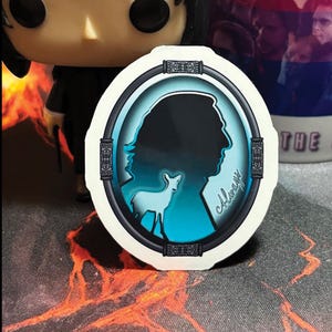 Altijd gestanste sticker silhouet Sneep