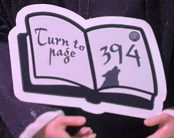 HP Snape Quote Page 394 Die Cut Sticker