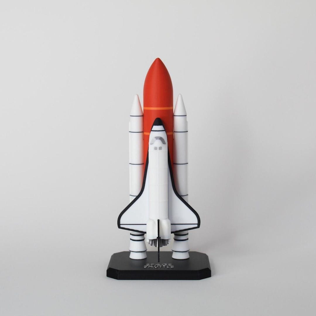 Space Shuttle Model | 3D Printed Rocket Replica, NASA Desk Decor, Space ...