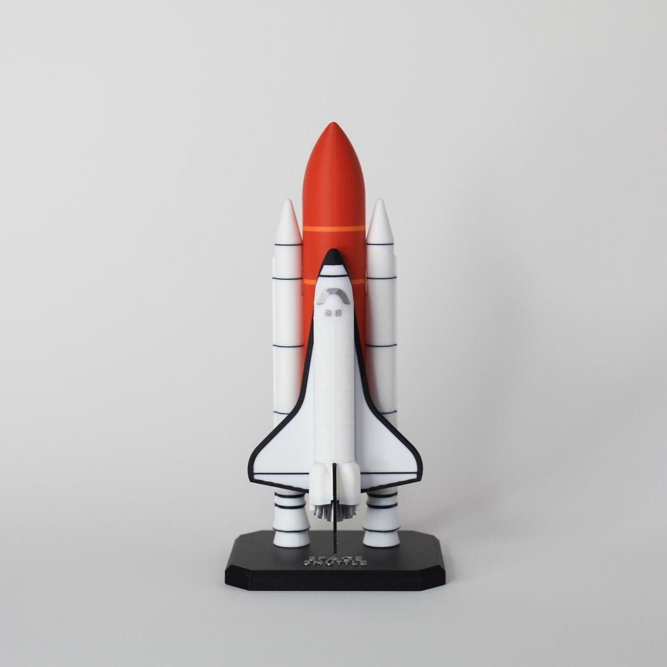 Space Shuttle Model | 3D Printed Rocket Replica, NASA Desk Decor