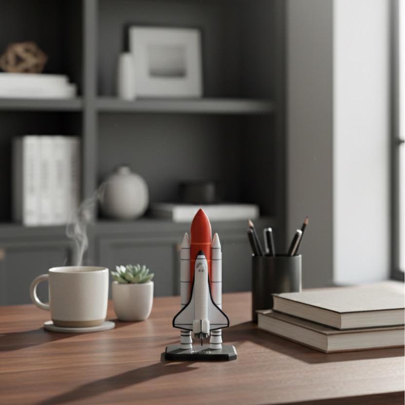 Space Shuttle Model | 3D Printed Rocket Replica, NASA Desk Decor, Space ...
