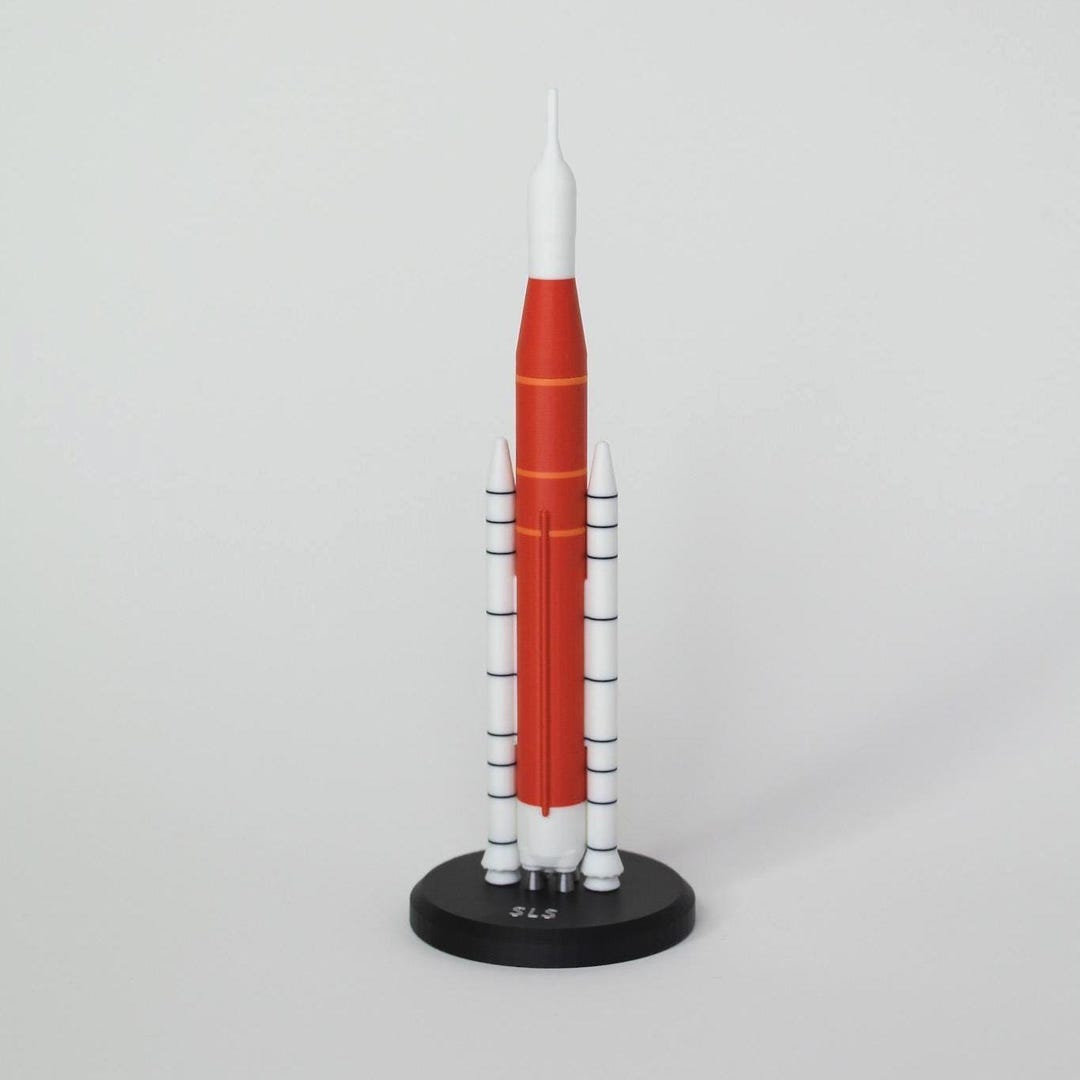 SLS Rocket Model | 3D Printed Rocket Replica, NASA Desk Decor, Space ...