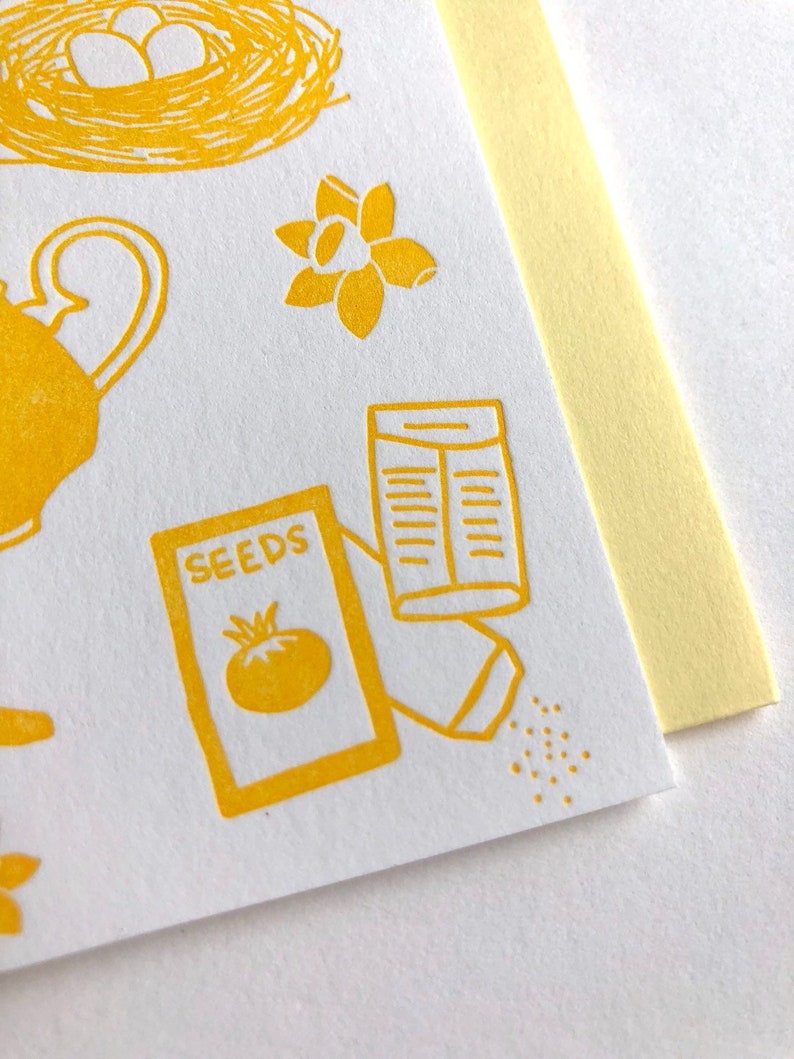 DELIGHT in NEW LIFE This Spring, Letterpress Greeting Card, Easter, New ...