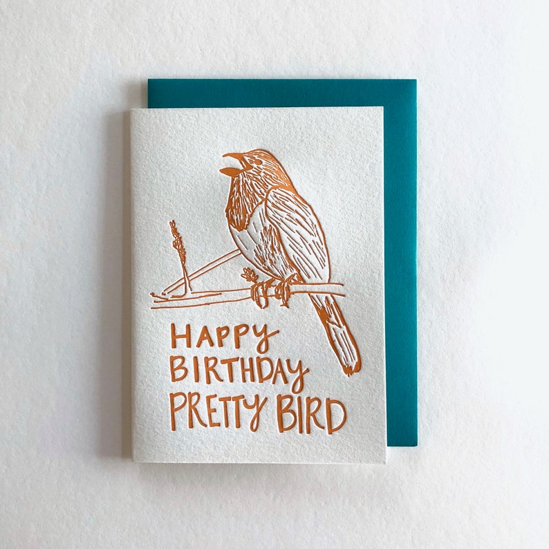 Cheerful Letterpress Birthday Card Bundle, Set of 8 Cards, Variety Pack image 7