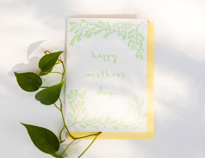 PAQUETE DEL DÍA DE LAS MADRES, Juego de tarjetas de felicitación tipográficas, Alegre, Paquete de tarjetas divertidas, Jardín, Naturaleza, Botánico, Floral, Regalo para mamá, Papelería imagen 3