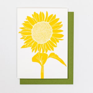GIRASOL Tarjeta de tipografía, Verano, Otoño, Papelería, Amante de la naturaleza, Floral, Sol, Feliz, Apalaches, Gracias, Alegre, Solsticio