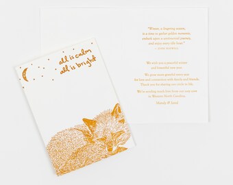 CUSTOM Holiday Greeting Cards. Choose a card from my selection and add a personalized INSIDE message.