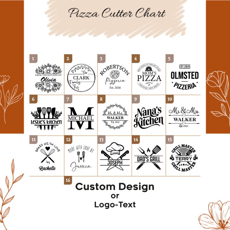 Personalized Wood Pizza Board , Engraved Pizza Paddle, Custom Pizza Peel, Pizza Lover & Housewarming Gift, Father's Day Gift image 5