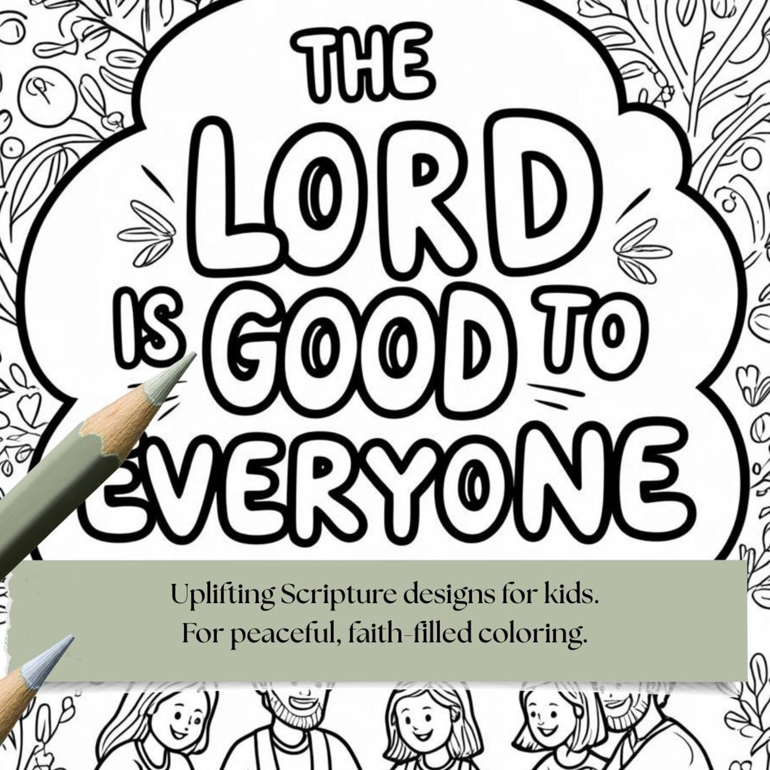 30 Bible Verse Coloring Pages for Kids | Scriptures for Children ...