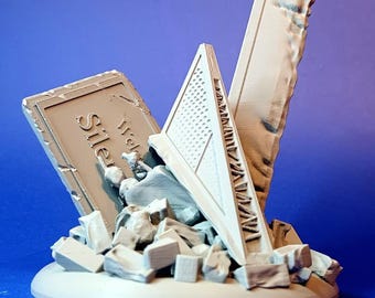 Silent Hill Diorama - 3D Printed Pyramid Head