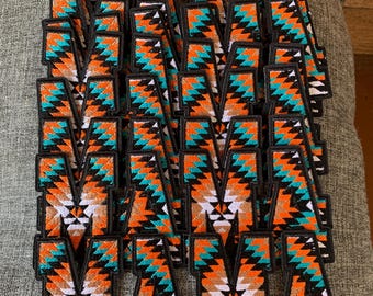 Mama Aztec Iron on Patch, Embroidery Patch, Mama Patch