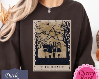 The Craft Witch 90s Aesthetic  | Vintage Witchy | Gothic Halloween | Spooky Season Graphic | Coven Inspired Fall Comfort Color, Sweatshirt