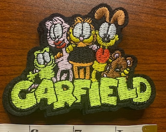 Sesame & Friend, Garfield, Care Bears, Mario, Luigi, Embroidery Patch, 80s Cartoon Patch, Retro Nostalgia Patch, Patch for Hats Bags Jackets