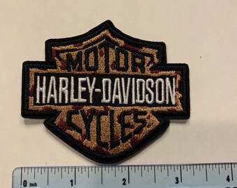 Iron On Harl-ey David-son, Motorcycle Biker Patches, Embroidery Patches, Patches for  Jackets Vests Hats Bags, Patches are  3inx3in