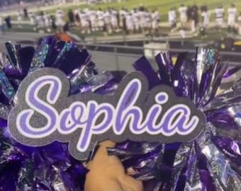 Personalized Cheer Stick, Custom Spirit Stick, 3D Printed, Football, Band, Team Colors, Softball, Baseball, Soccer, Mom Sign, Sports, Games