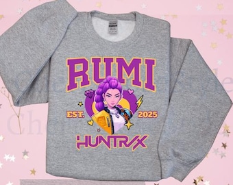K pop Demon Hanters Youth Sweatshirt | Huntri x Girl Toddler Shirt | K pop idol group Shirt | Mira | Rumi | Joey Shirt | Demon Hanter Merch