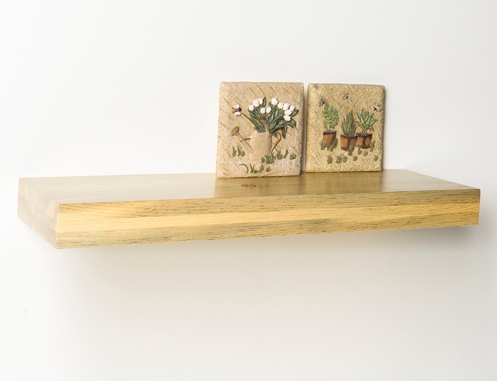 Floating shelf in beetle kill pine Etsy