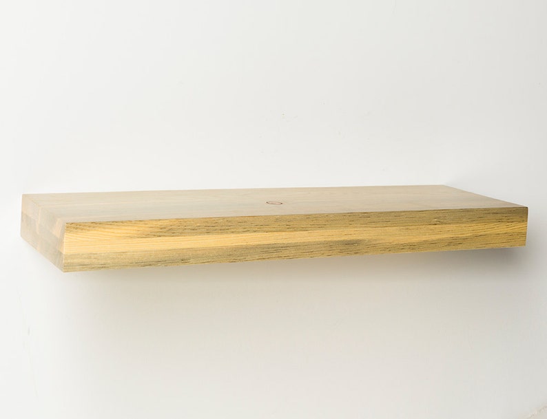 Floating shelf in beetle kill pine Etsy