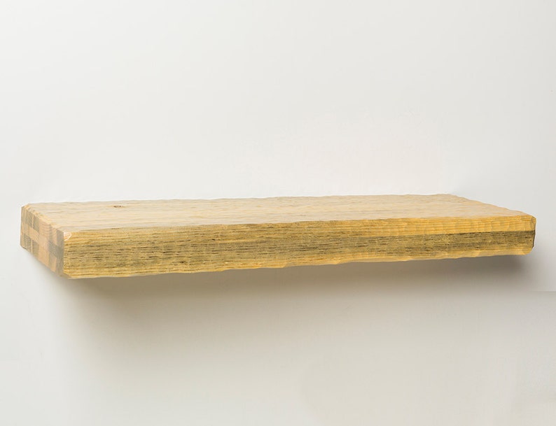 Hand Carved floating shelf in beetle kill pine Etsy