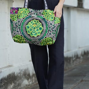 Hmong alte Vintage-Stil ethnische thailändische Boho Schulter-Einkaufstasche