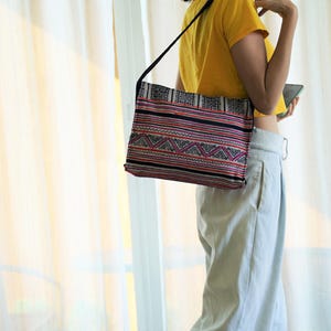 Hmong Old vintage Batik Style ethnique thaï bohème sac hmong