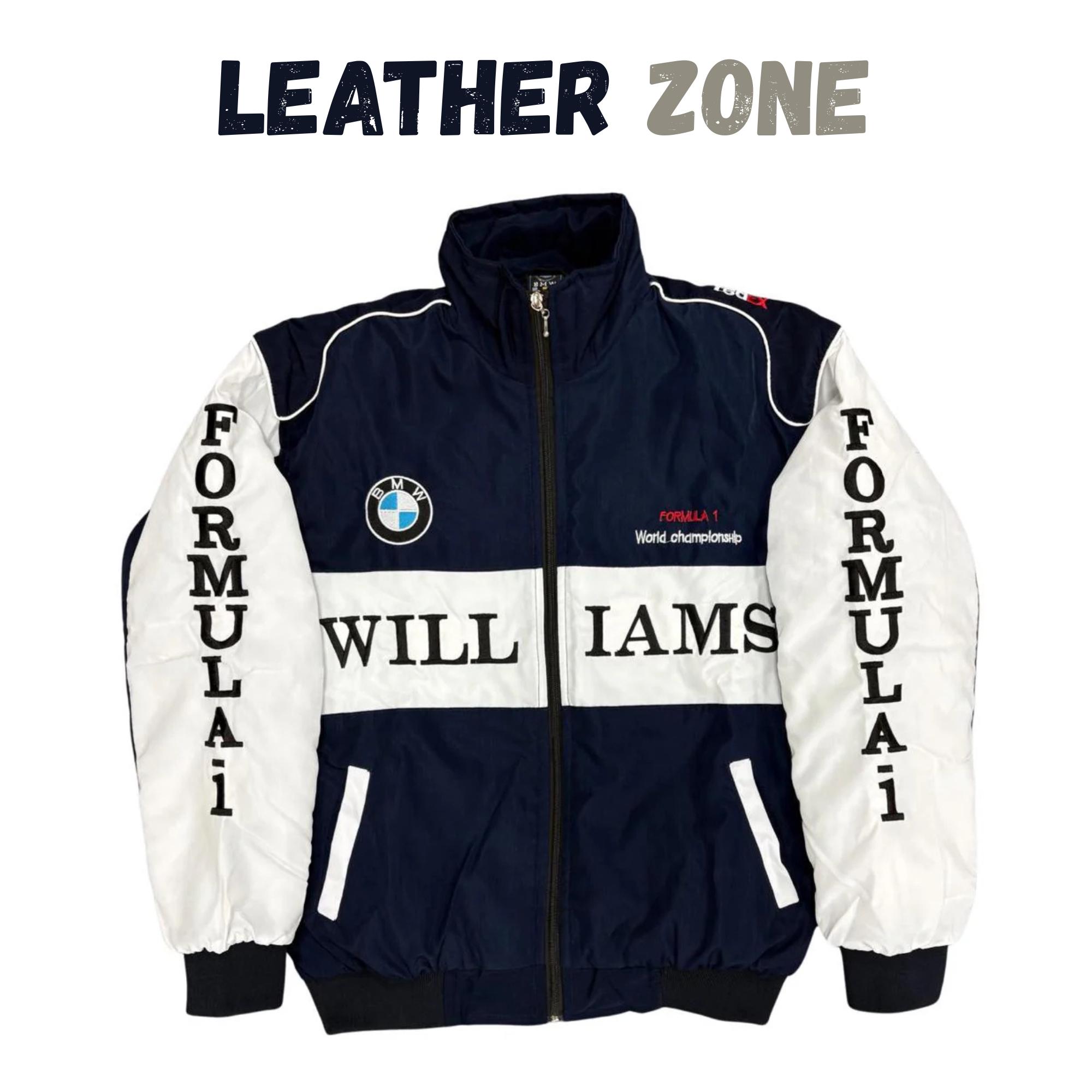 ウィリアムF1 レーシングジャケット ナイロンジャケットネイビー　L Vintage f1 jacket williams - Etsy 日本