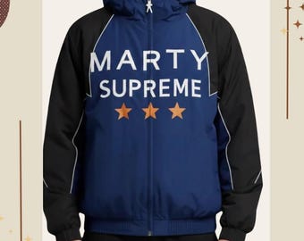 Marty Style Streetwear-jack, uniseks Varsity-jack, Premium Urban Fashion-bovenkleding