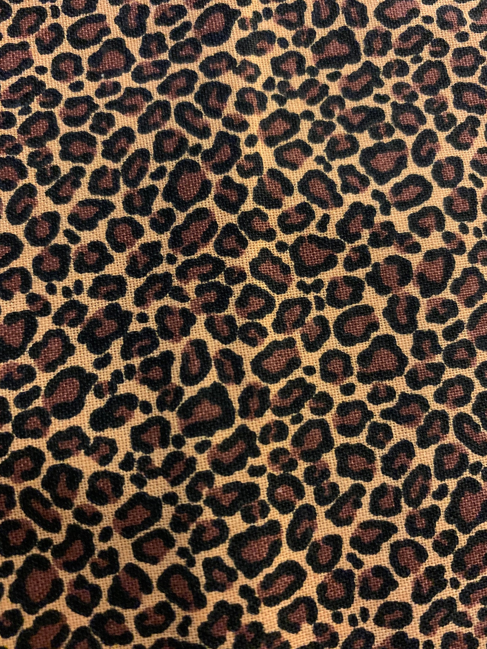Cheetah Animal Print Quilters 100% Cotton Fabric Great for | Etsy